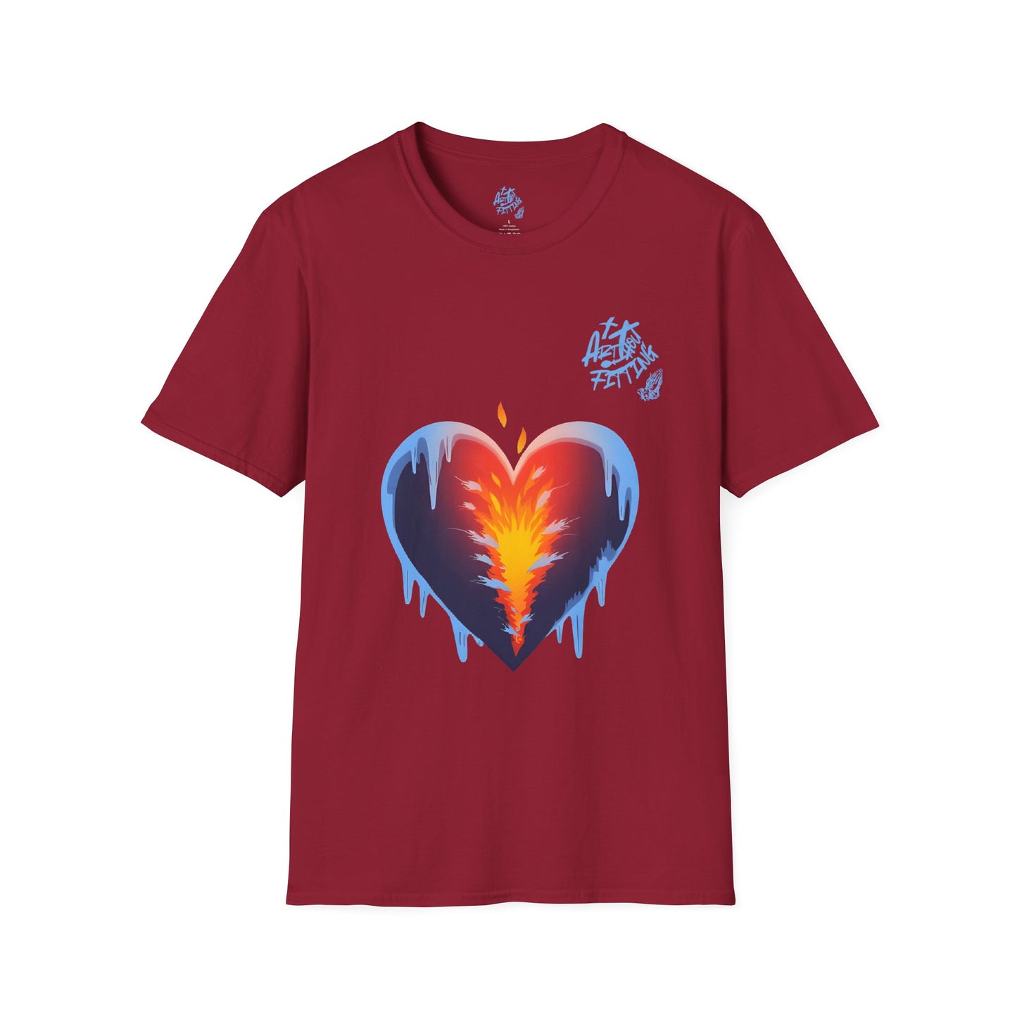 Cold World Warm Heart Unisex Graphic T-Shirt