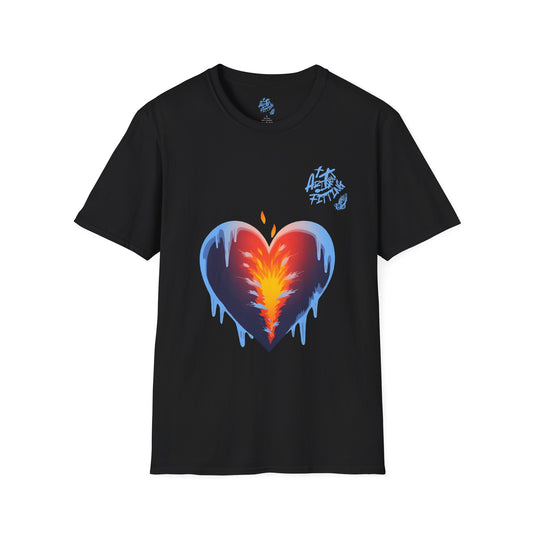 Cold World Warm Heart Unisex Graphic T-Shirt