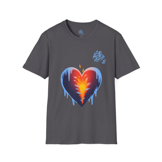 Cold World Warm Heart Unisex Graphic T-Shirt